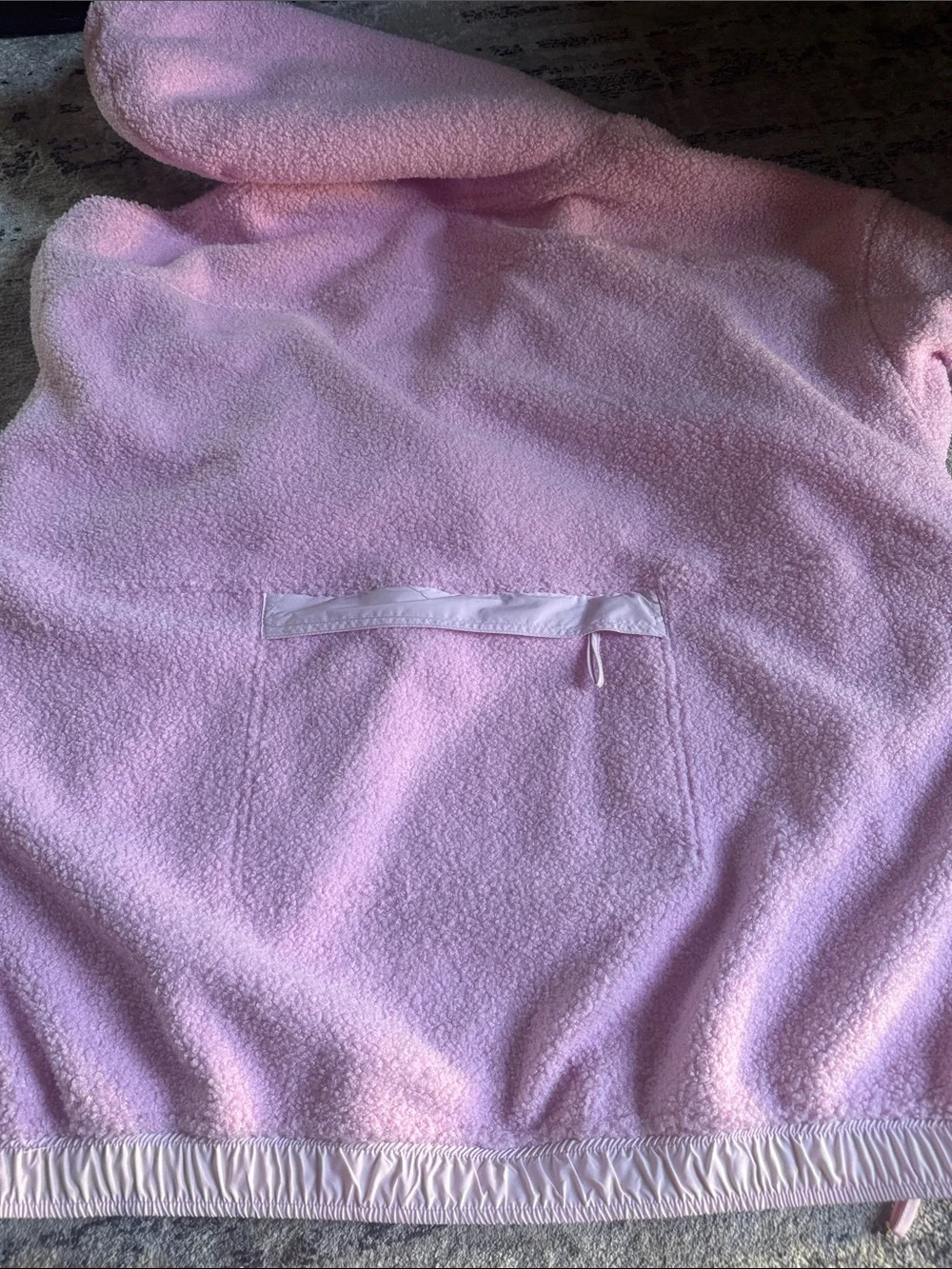 Free people movement Cozy Pink Hooded Fleece Pullover Sweater
